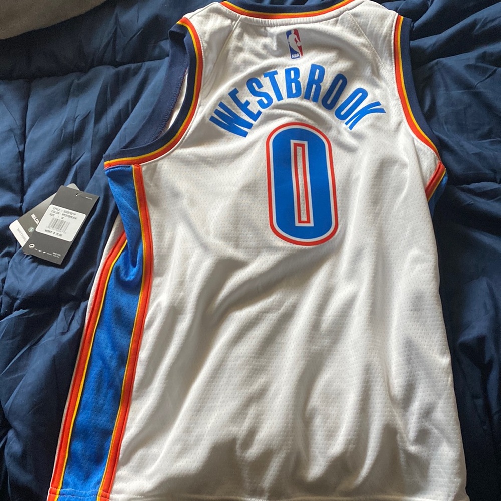 Russell Westbrook OKC Thunder Jersey Childrens M